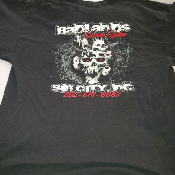 Badlands vintage motorcycle tshirt - Picture 1 of 3
